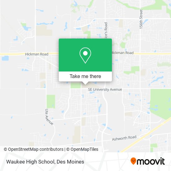 Waukee High School map