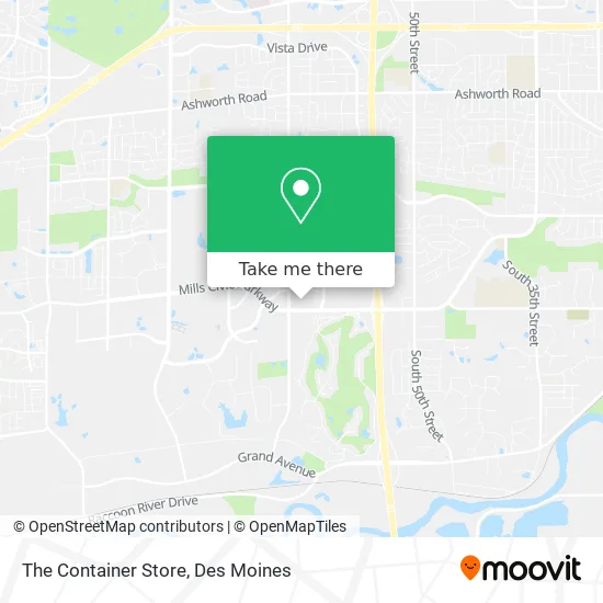 The Container Store map
