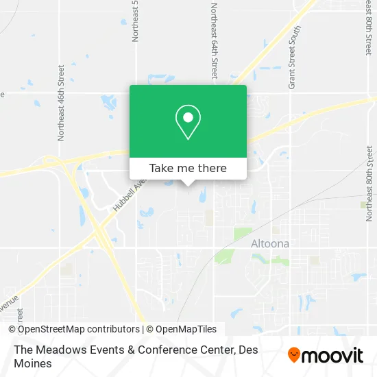 The Meadows Events & Conference Center map