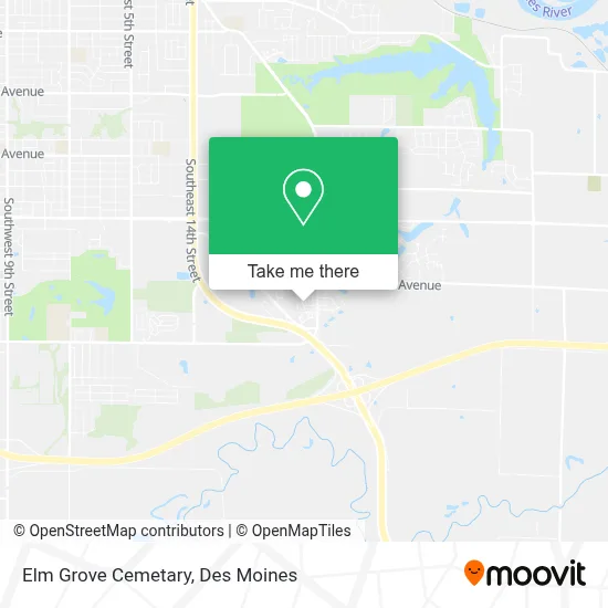 Elm Grove Cemetary map