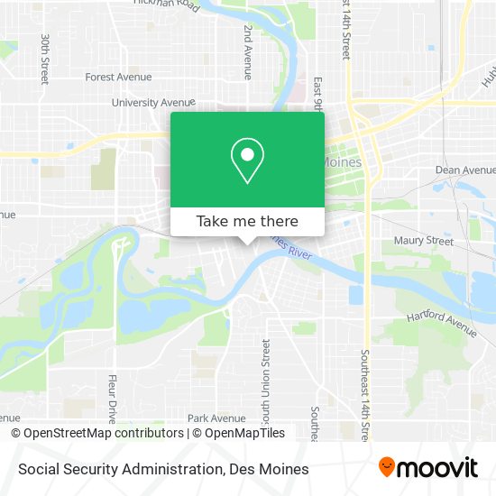 Social Security Administration map