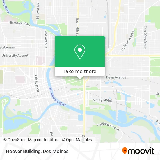 Hoover Building map