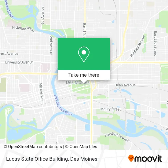 Lucas State Office Building map