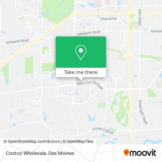 Costco Wholesale map