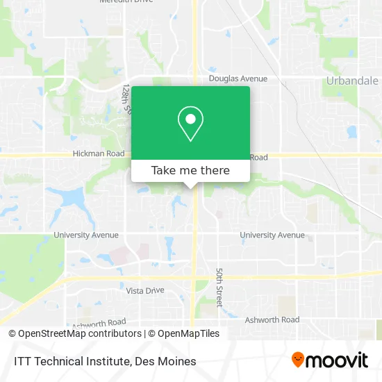 ITT Technical Institute map