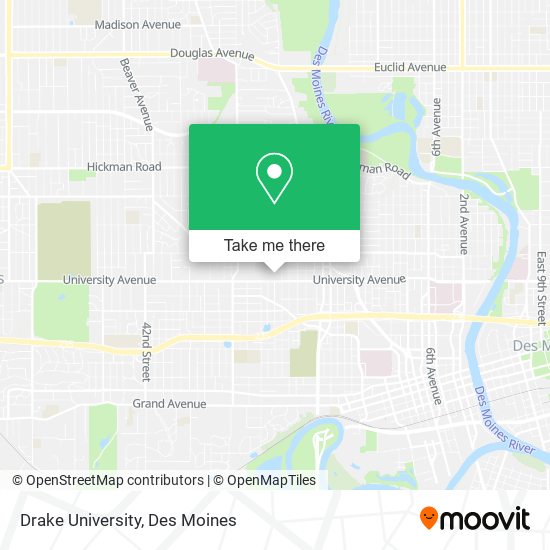 Drake University map