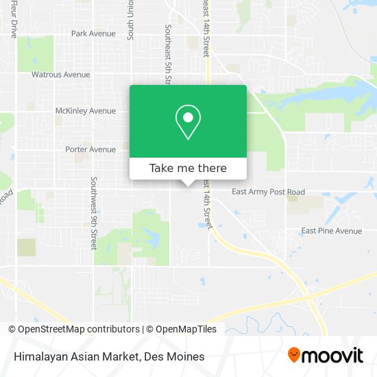 Mapa de Himalayan Asian Market