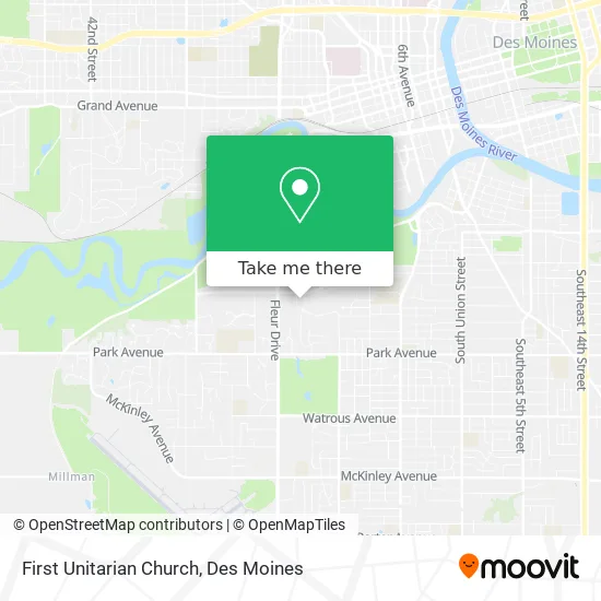 First Unitarian Church map