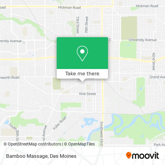 Bamboo Massage map