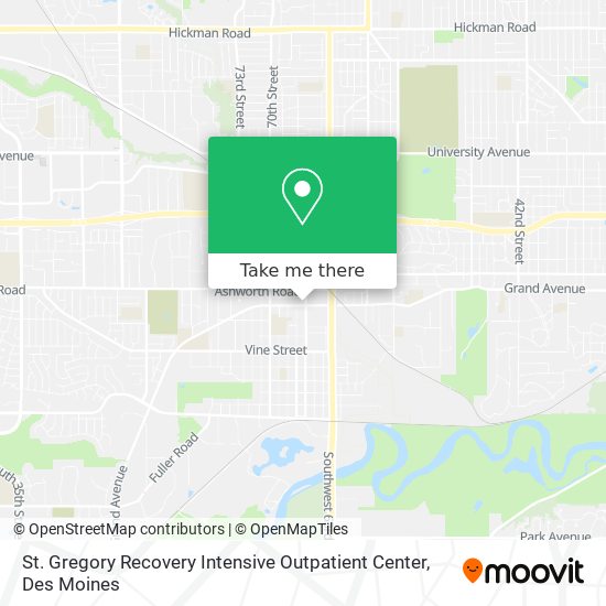 Mapa de St. Gregory Recovery Intensive Outpatient Center