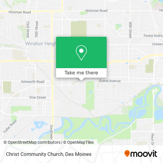 Christ Community Church map