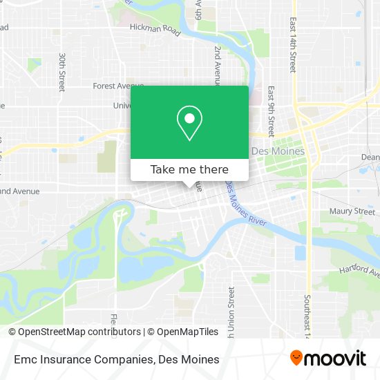 Mapa de Emc Insurance Companies