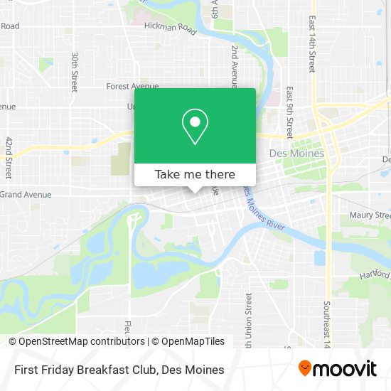 Mapa de First Friday Breakfast Club