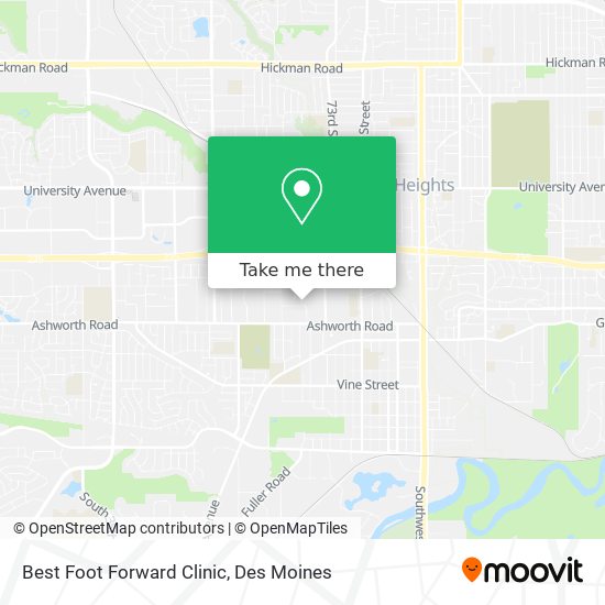Mapa de Best Foot Forward Clinic