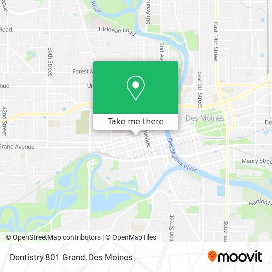 Mapa de Dentistry 801 Grand