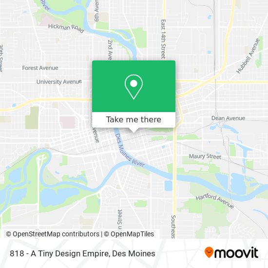 818 - A Tiny Design Empire map