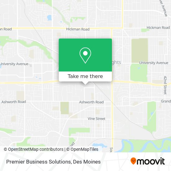 Premier Business Solutions map