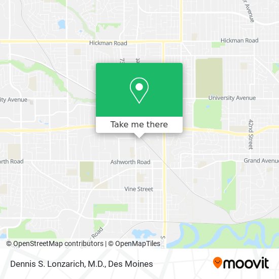 Dennis S. Lonzarich, M.D. map