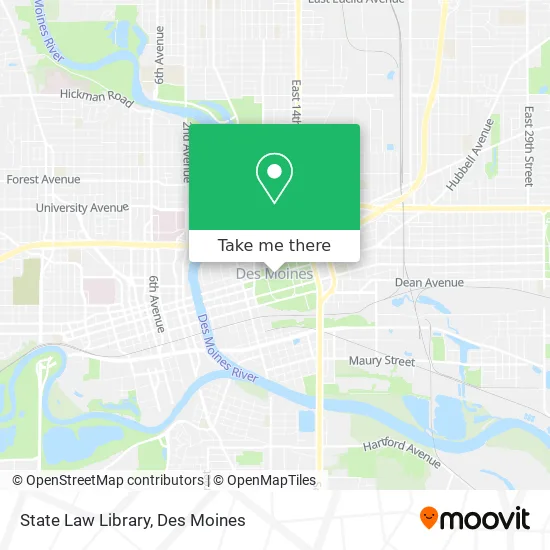 State Law Library map