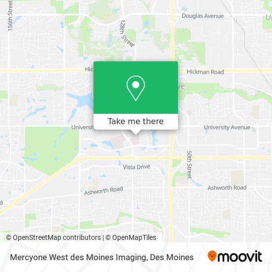 Mercyone West des Moines Imaging map