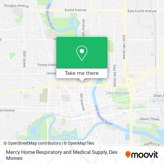Mapa de Mercy Home Respiratory and Medical Supply