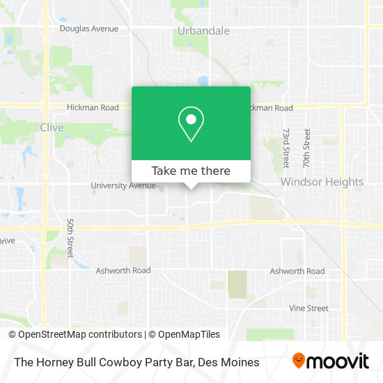 Mapa de The Horney Bull Cowboy Party Bar