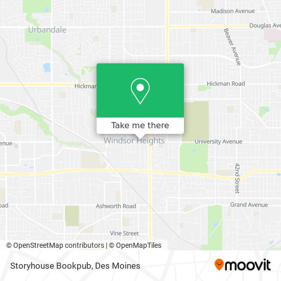 Storyhouse Bookpub map