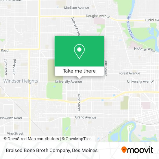 Braised Bone Broth Company map