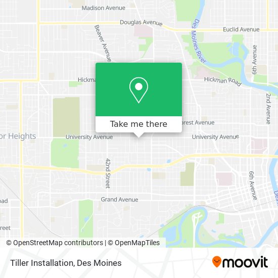 Tiller Installation map