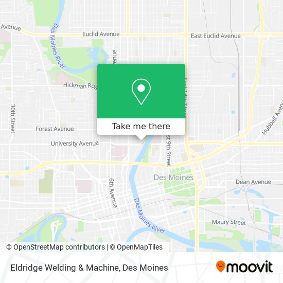 Mapa de Eldridge Welding & Machine