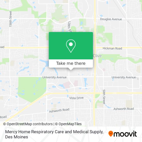 Mercy Home Respiratory Care and Medical Supply map