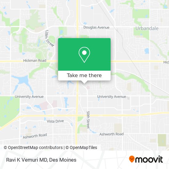 Ravi K Vemuri MD map