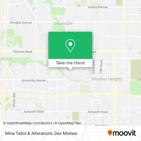 Mina Tailor & Alterations map