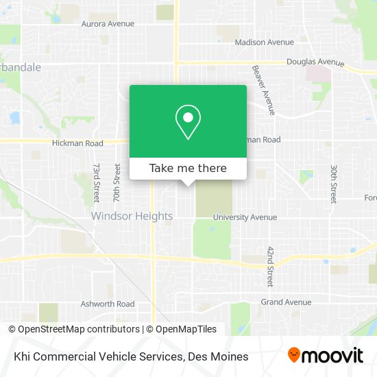 Khi Commercial Vehicle Services map