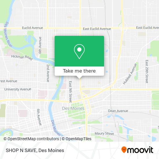 SHOP N SAVE map