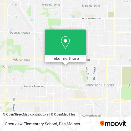 Crestview Elementary School map