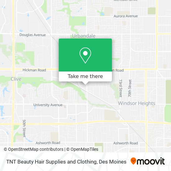 TNT Beauty Hair Supplies and Clothing map