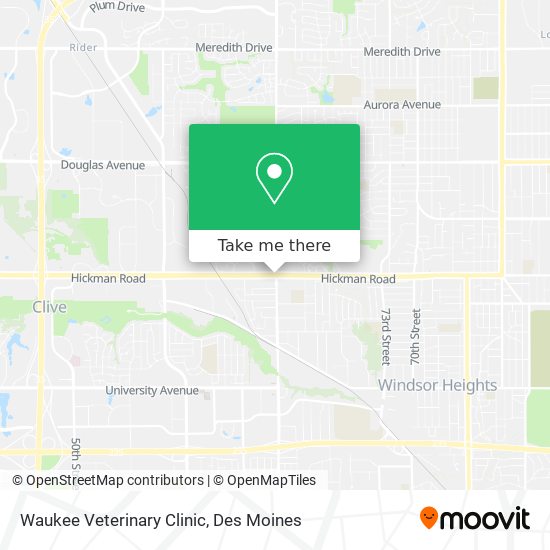 Waukee Veterinary Clinic map