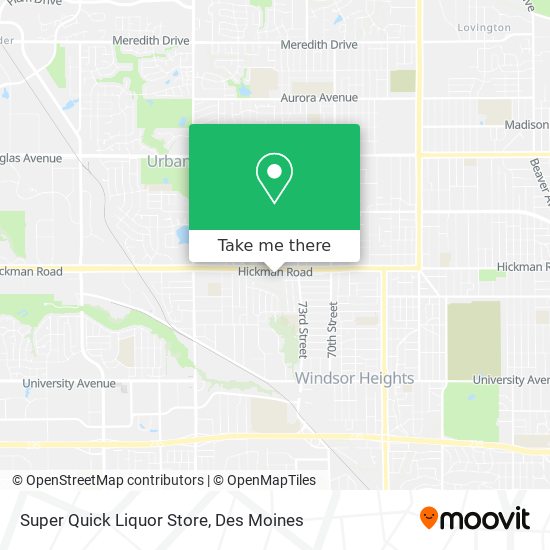 Mapa de Super Quick Liquor Store