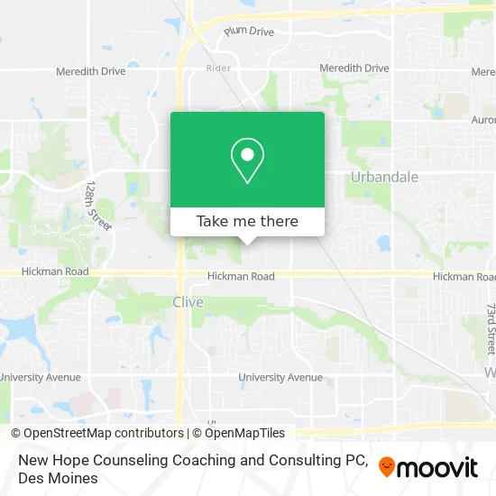 New Hope Counseling Coaching and Consulting PC map