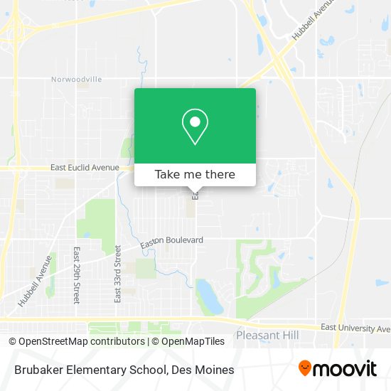 Brubaker Elementary School map
