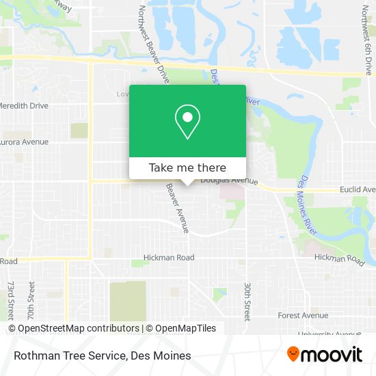 Mapa de Rothman Tree Service