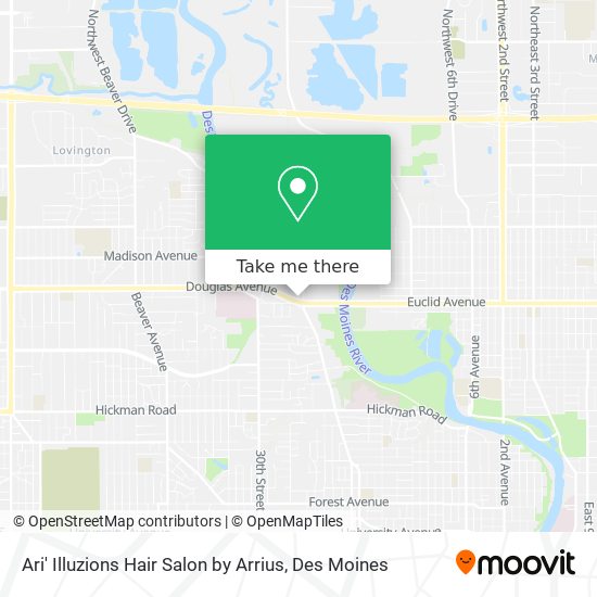 Ari' Illuzions Hair Salon by Arrius map