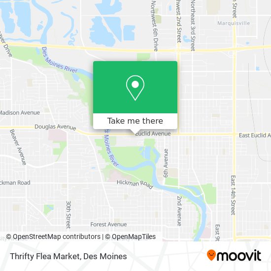 Thrifty Flea Market map