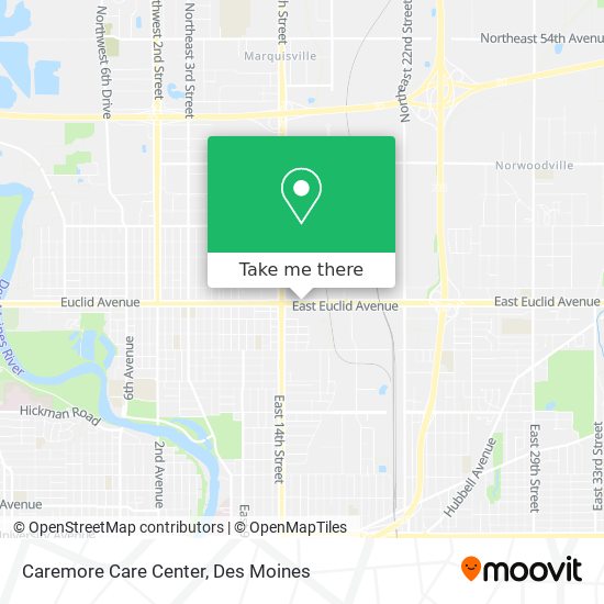 Caremore Care Center map