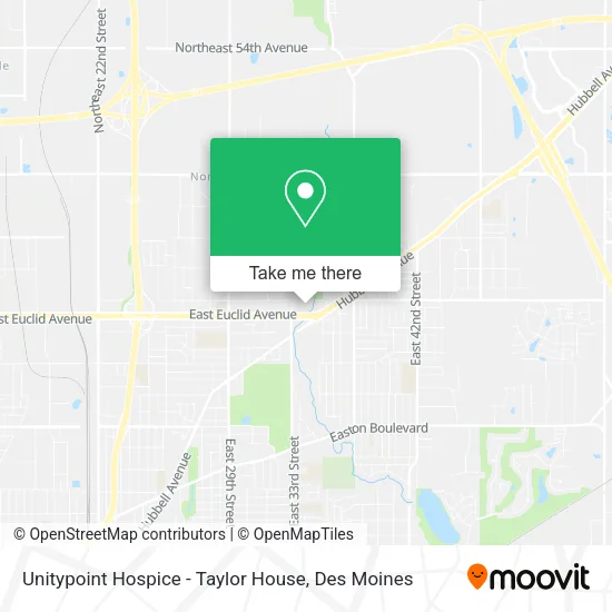 Unitypoint Hospice - Taylor House map