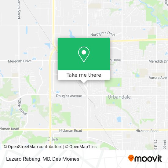 Lazaro Rabang, MD map
