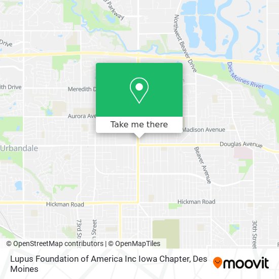 Lupus Foundation of America Inc Iowa Chapter map