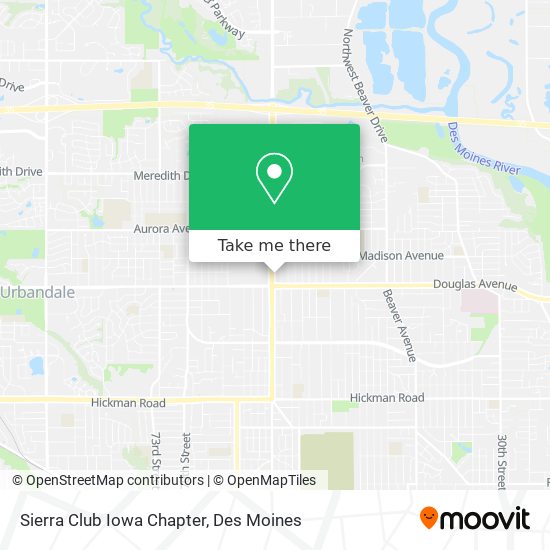 Sierra Club Iowa Chapter map