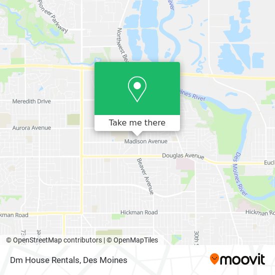 Dm House Rentals map